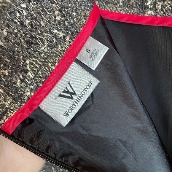 Shiny gold snakeskin mini skirt - Picture 5 of 5